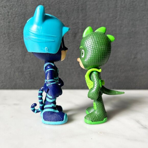 Just Play PJ Masks Catboy and Gekko Poseable Action Figures Toys Hasbro - Picture 2 of 5